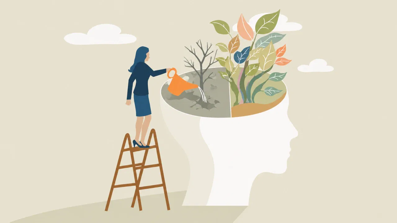 Welche Auswirkungen hat ein dynamisches oder statisches Selbstbild auf die Arbeit mit Patienten?